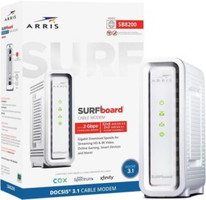 ARRIS SURFboard SB8200 DOCSIS 3.1 Cable Modem