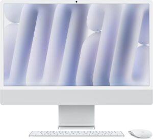 Apple 24″ iMac (2024) All-in-One Desktop — M4 Chip, 8-Core CPU & GPU, 16GB Unified Memory, 256GB SSD