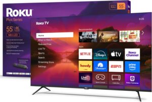 Roku 55" Plus Series 4K QLED Smart TV