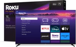 Roku 75" Pro Series 4K QLED 120Hz TV